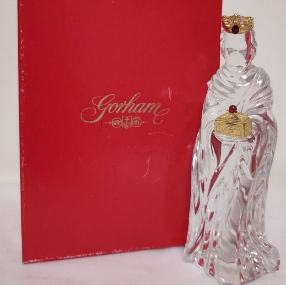 6.5" Gorham King Gasper C668 Crystal Ornament